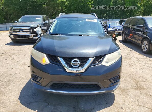 KNMAT2MTXGP612042 2016 NISSAN ROGUE Black Widok z przodu