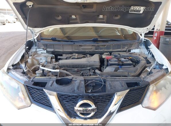 KNMAT2MTXGP625602 2016 NISSAN ROGUE White უკანა ხედი
