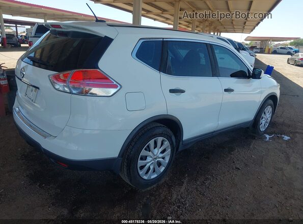 KNMAT2MTXGP625602 2016 NISSAN ROGUE White უკანა მარჯვენა