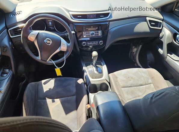 KNMAT2MTXGP640231 2016 NISSAN ROGUE White Вид панелі приладів
