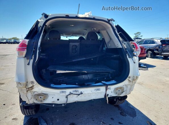 KNMAT2MTXGP640231 2016 NISSAN ROGUE White Вид ззаду