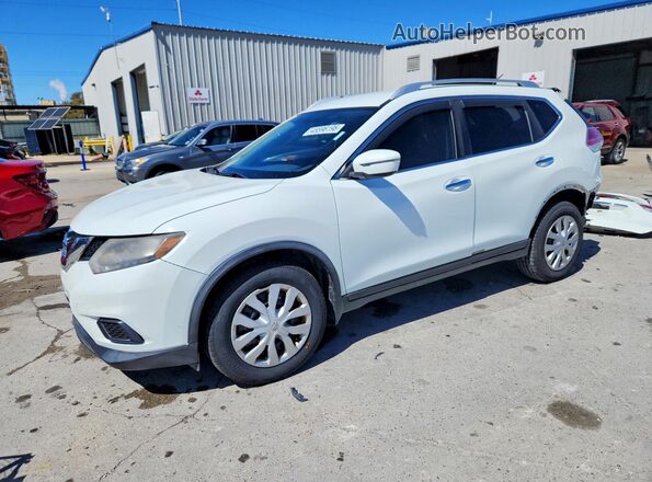 KNMAT2MTXGP640231 2016 NISSAN ROGUE White Передня ліва чверть
