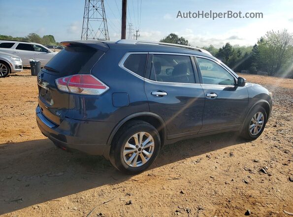 KNMAT2MTXGP726719 2016 NISSAN ROGUE Black Tył prawy
