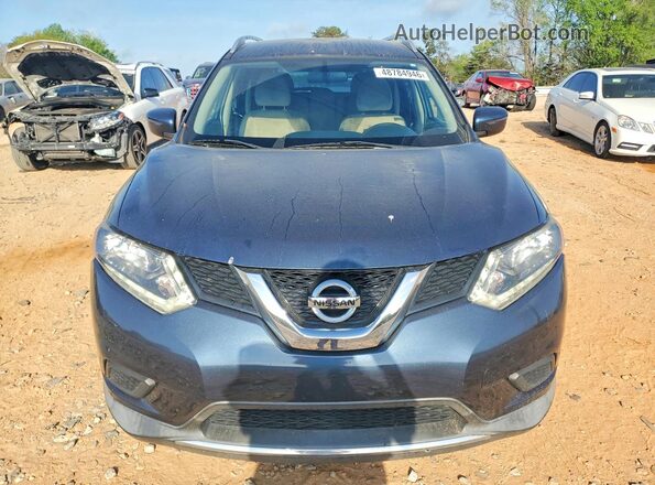 KNMAT2MTXGP726719 2016 NISSAN ROGUE Black Widok z przodu
