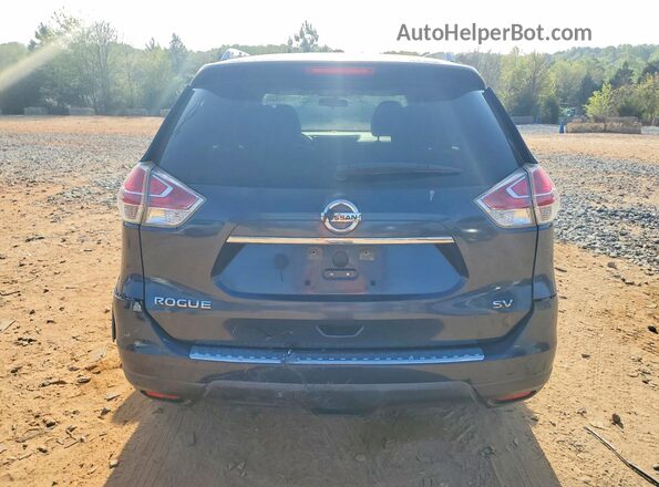 KNMAT2MTXGP726719 2016 NISSAN ROGUE Black Widok z tyłu