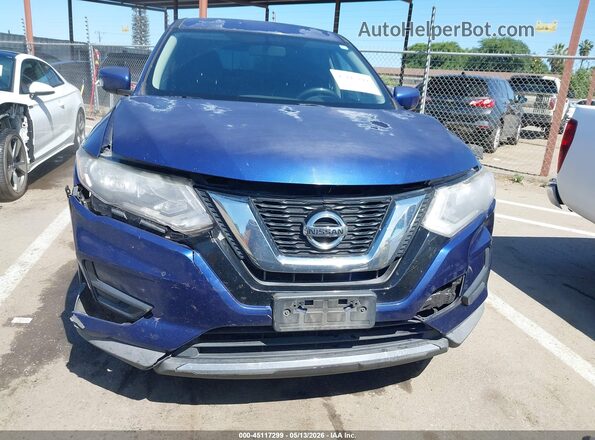 KNMAT2MTXHP566889 2017 NISSAN ROGUE Синий Вид щитка приборов