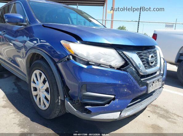 KNMAT2MTXHP566889 2017 NISSAN ROGUE Синий Вид спереди