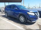 2017 Nissan Rogue S Синий vin: KNMAT2MTXHP566889