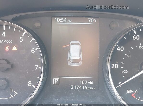 KNMAT2MTXHP566889 2017 NISSAN ROGUE Синий 