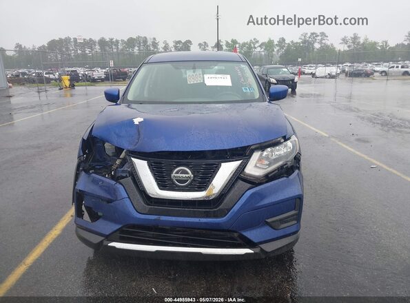 KNMAT2MTXJP577283 2018 NISSAN ROGUE Blue უკანა სალონის ხედი