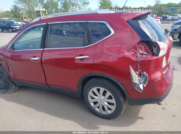 KNMAT2MV0GP722387 2016 NISSAN ROGUE Maroon 