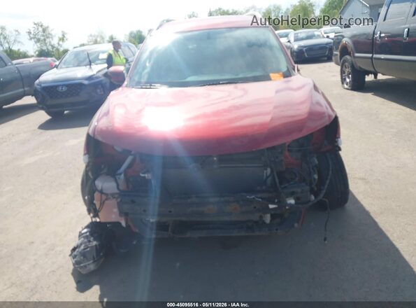 KNMAT2MV0GP722387 2016 NISSAN ROGUE Maroon Вид задньої частини салону