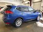 2017 Nissan Rogue Sv Синий vin: KNMAT2MV0HP564280