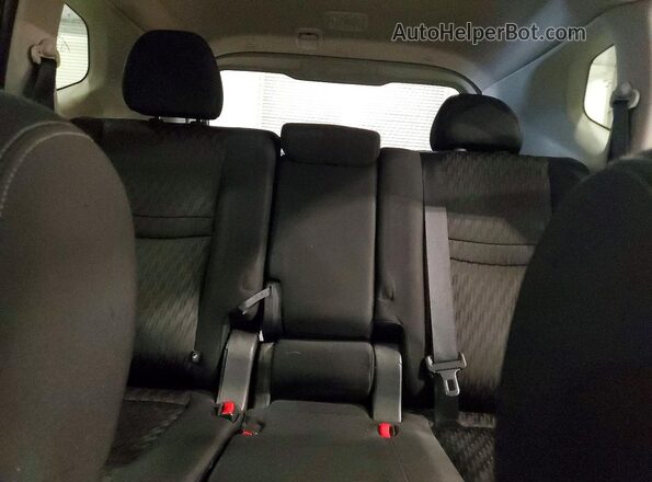 KNMAT2MV0HP564280 2017 NISSAN ROGUE Синий Вид задних сидений