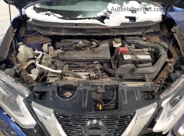 KNMAT2MV0HP564280 2017 NISSAN ROGUE Синий Вид подкапотного пространства