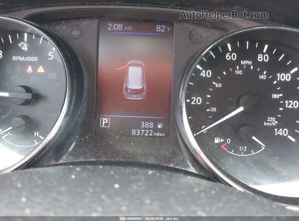 KNMAT2MV0JP563684 2018 NISSAN ROGUE Black Widok tylnych siedzeń