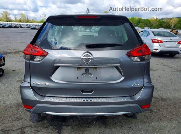 KNMAT2MV0JP578041 2018 NISSAN ROGUE Серый Вид сзади