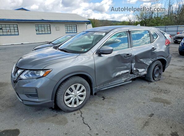 KNMAT2MV0JP578041 2018 NISSAN ROGUE Серый Передняя левая четверть
