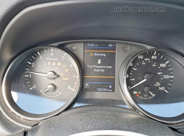 KNMAT2MV0JP578041 2018 NISSAN ROGUE Серый Вид щитка приборов