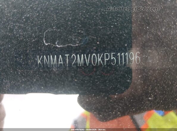 KNMAT2MV0KP511196 2019 NISSAN ROGUE White Widok komory silnika