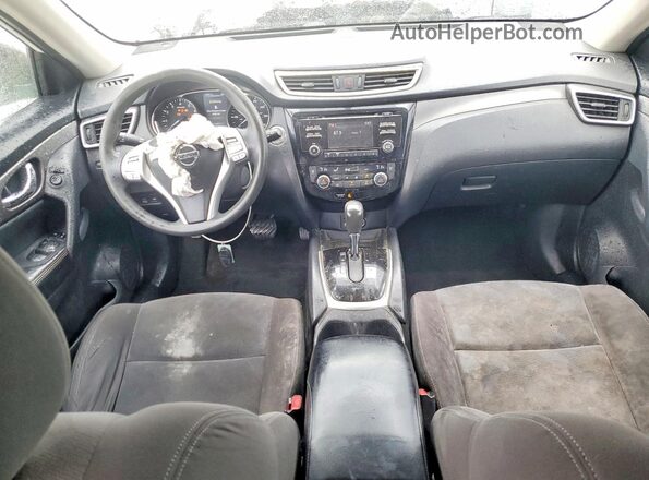 KNMAT2MV1GP727100 2016 NISSAN ROGUE White Առջևի վահանակի տեսք
