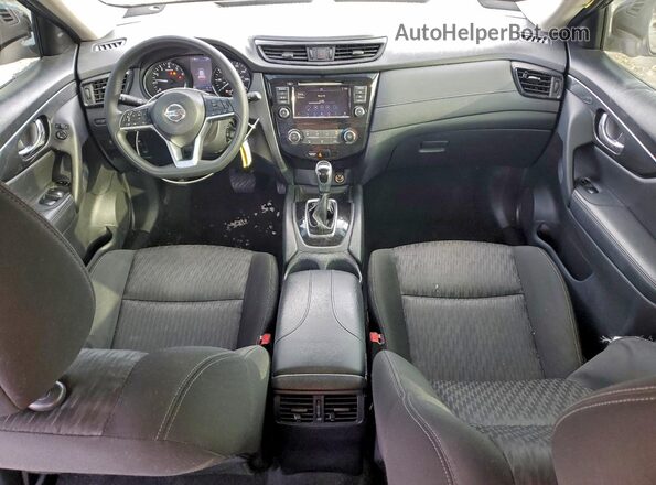 KNMAT2MV1JP517636 2018 NISSAN ROGUE Blue Вид панелі приладів