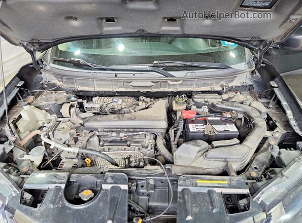 KNMAT2MV2JP571902 2018 NISSAN ROGUE Black Շարժիչի բաժամունքի տեսք