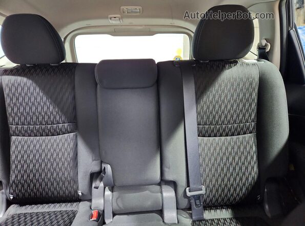 KNMAT2MV2JP571902 2018 NISSAN ROGUE Black Հետևի նստատեղերի տեսք