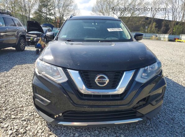 KNMAT2MV2JP593396 2018 NISSAN ROGUE Black წინა ხედი
