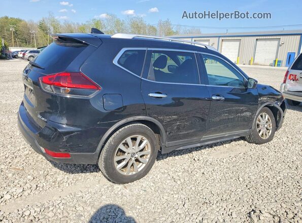 KNMAT2MV2JP593396 2018 NISSAN ROGUE Black უკანა მარჯვენა