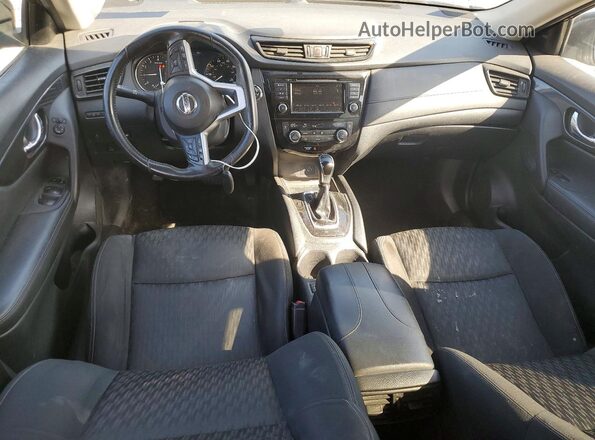 KNMAT2MV2JP593396 2018 NISSAN ROGUE Black წინა პანელის ხედი