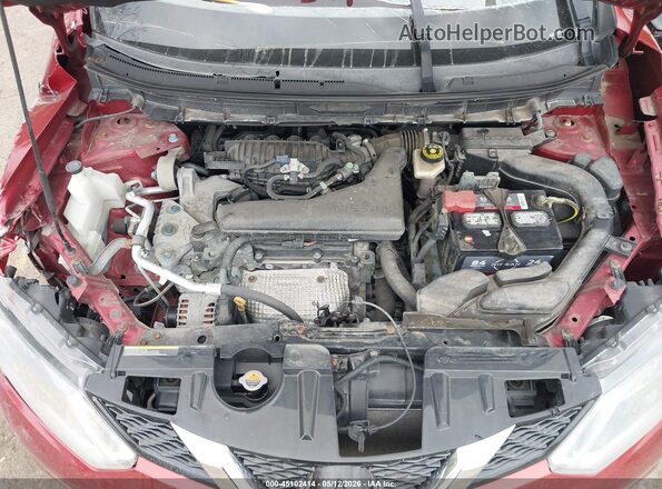 KNMAT2MV3GP602096 2016 NISSAN ROGUE Красный Вид сзади