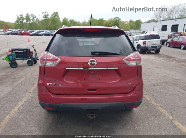 KNMAT2MV3GP602096 2016 NISSAN ROGUE Красный 