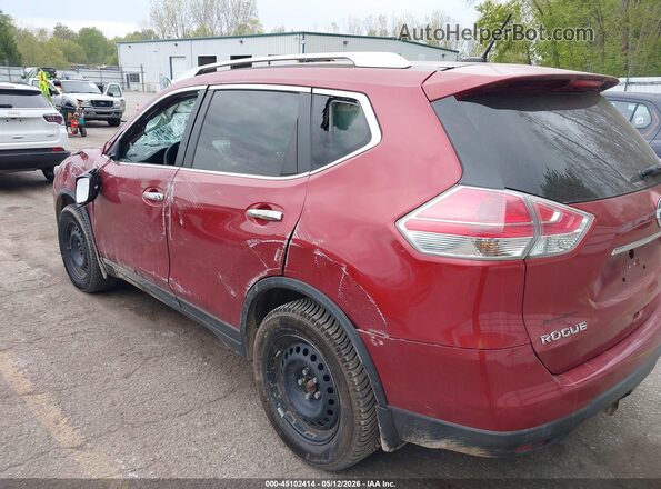 KNMAT2MV3GP602096 2016 NISSAN ROGUE Красный 