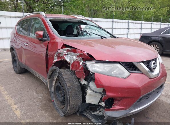 KNMAT2MV3GP602096 2016 NISSAN ROGUE Красный 