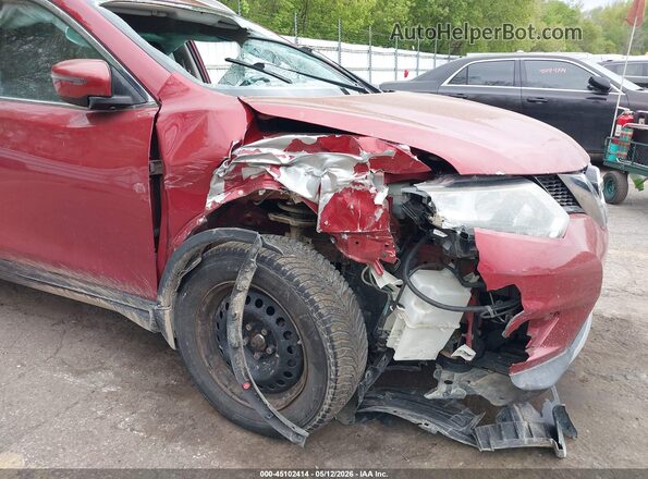 KNMAT2MV3GP602096 2016 NISSAN ROGUE Красный 