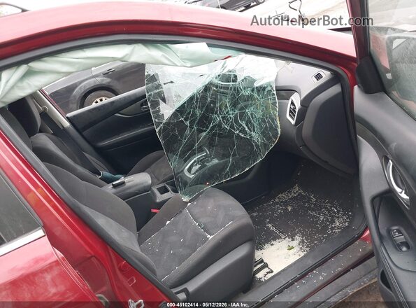 KNMAT2MV3GP602096 2016 NISSAN ROGUE Красный Вид салона спереди