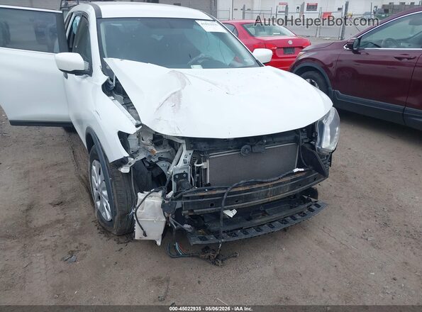 KNMAT2MV3GP690048 2016 NISSAN ROGUE White Widok z przodu