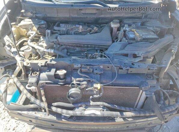 KNMAT2MV3HP529510 2017 NISSAN ROGUE Gray Vista del compartimento del motor
