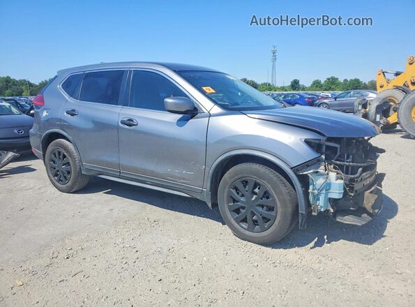 KNMAT2MV3HP529510 2017 NISSAN ROGUE Gray Delantero derecho