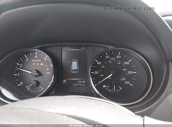 KNMAT2MV3HP598875 2017 NISSAN ROGUE White Widok tylnych siedzeń
