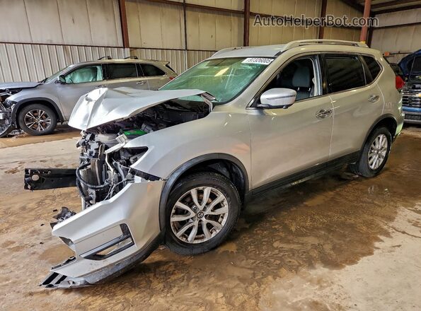 KNMAT2MV3JP619181 2018 NISSAN ROGUE Silver წინა მარცხენა ხედი სამი მეოთხედიდან