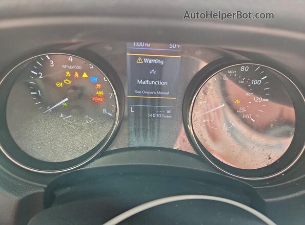 KNMAT2MV3JP619181 2018 NISSAN ROGUE Silver ხელსაწყოთა პანელის ხედი