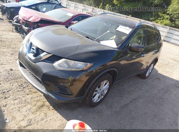 KNMAT2MV4GP652750 2016 NISSAN ROGUE Brown Przód lewy