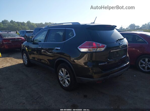 KNMAT2MV4GP652750 2016 NISSAN ROGUE Brown Tył lewy