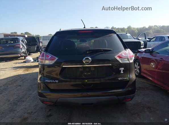 KNMAT2MV4GP652750 2016 NISSAN ROGUE Brown 