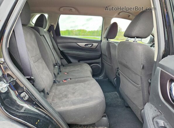 KNMAT2MV4GP669323 2016 NISSAN ROGUE Black Вид задньої частини салону