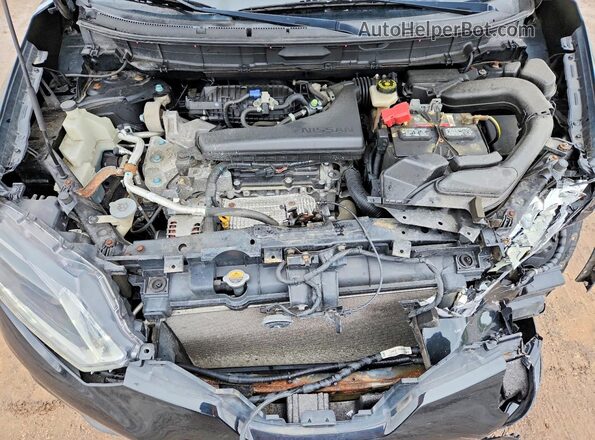 KNMAT2MV4GP669323 2016 NISSAN ROGUE Black Вид підкапотного простору
