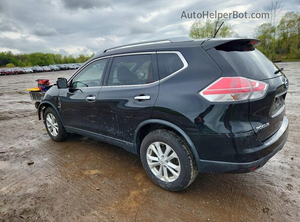 KNMAT2MV4GP669323 2016 NISSAN ROGUE Black Задня ліва чверть