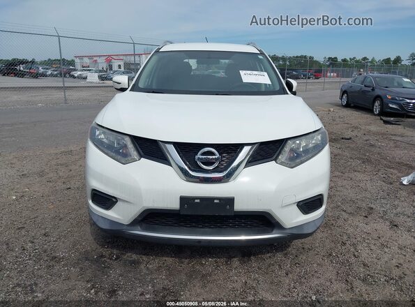 KNMAT2MV4GP671976 2016 NISSAN ROGUE White Vista del cuadro de instrumentos